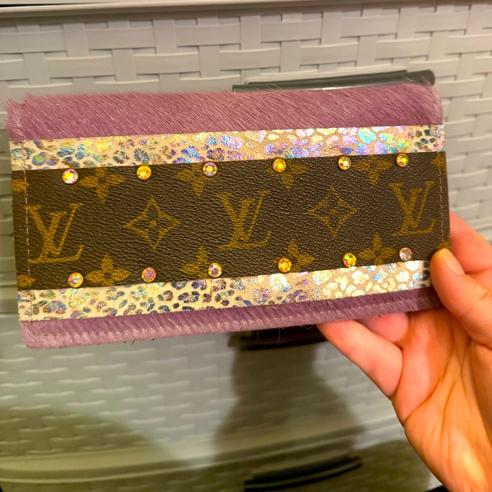 Large Rhinestone Keep it Gypsy Wallet